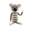 The Baby Blanket Store Stuffed Animal Koala Bear | Handmade Organic Cotton Stuffed Animal with Gentle Rattle