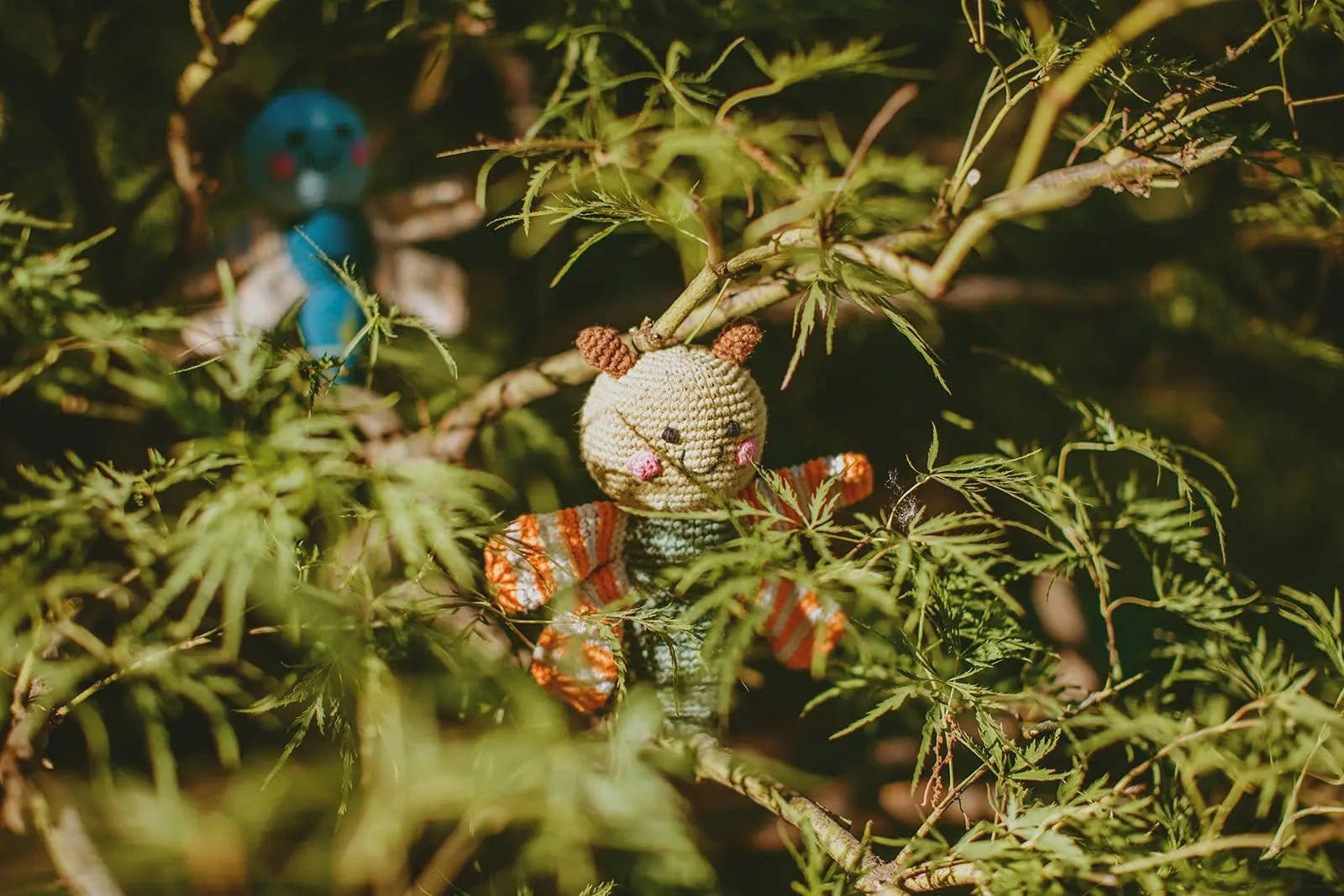 The Baby Blanket Store Stuffed Animal Green Dragonfly | Handmade Organic Cotton Stuffed Animal with Gentle Rattle