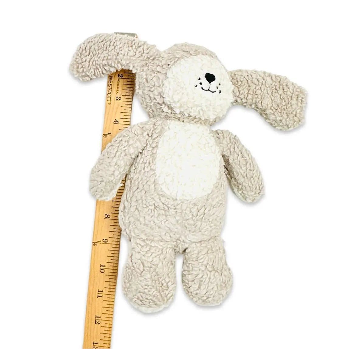 The Baby Blanket Store Stuffed Animal Linen Grey / One Size Rocky Lil Dog SHERPA | Organic Cotton Soft Stuffed Animal