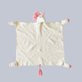 Viverano Organics Unicorn - Organic Baby Lovey Security Blanket Cuddle Cloth