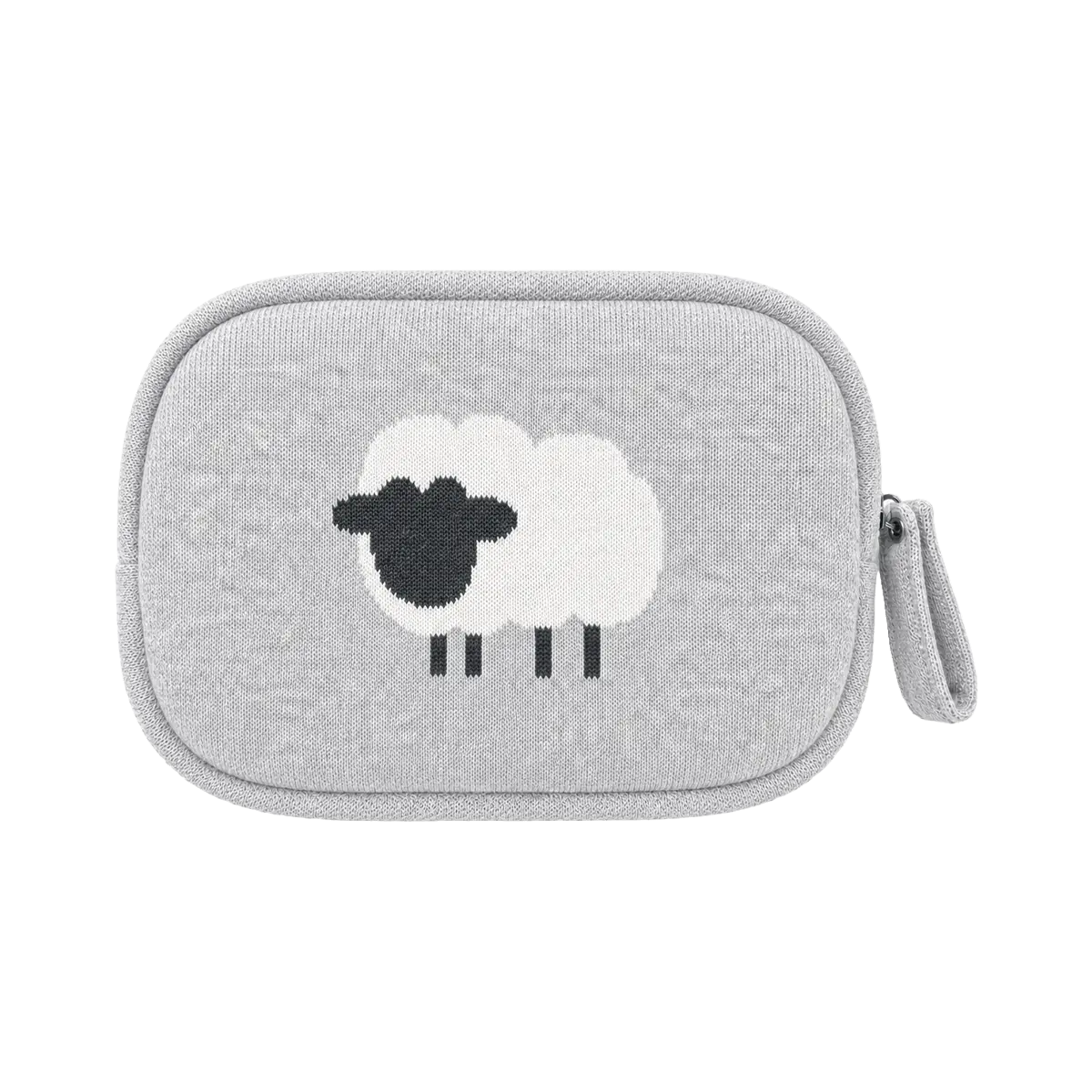The Baby Blanket Store Crib Blanket 32"x 40" Heather Grey / One Size Woolly Lamb Organic Baby Blanket & Toy Gift Set with Pouch