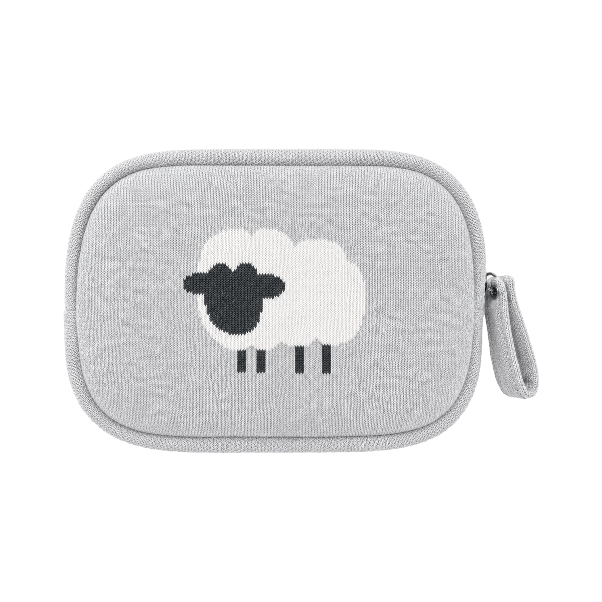 Viverano Organics Heather Grey / One Size Woolly Lamb Organic Baby Blanket & Toy Gift Set with Pouch